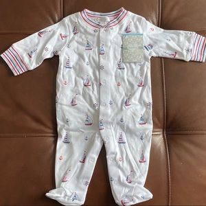Kissy kissy 0-3 month new with tags pajama footies